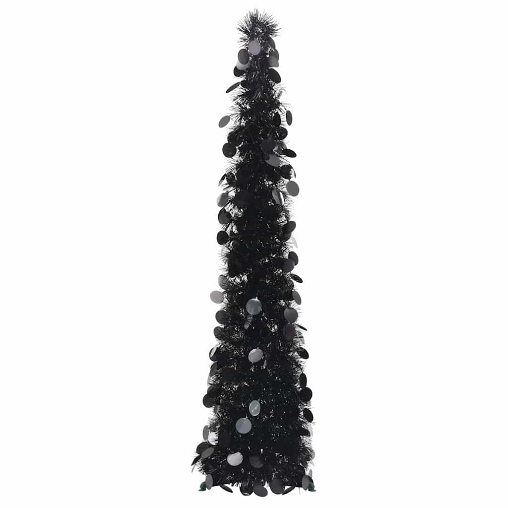 Vidaxl Kunstkerstboom Popup 120 cm Pap Black