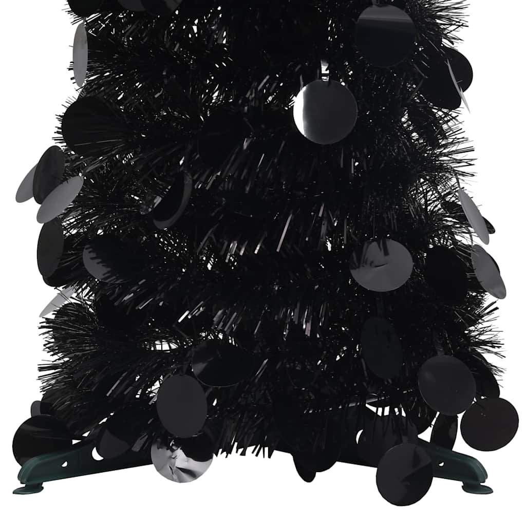 Vidaxl Kunstkerstboom Popup 120 cm Pap Black