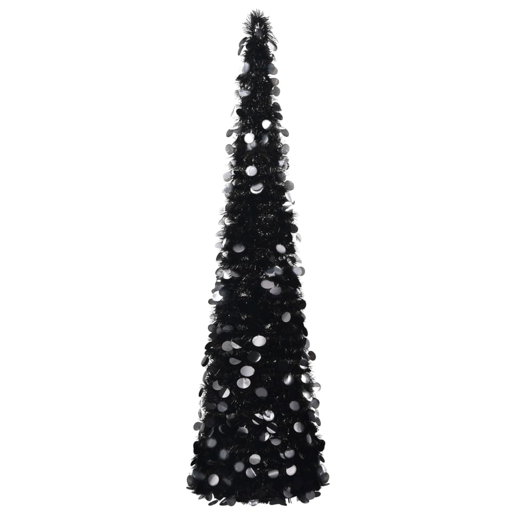 Vidaxl Kunstkerstboom Popup 150 cm Pap Black