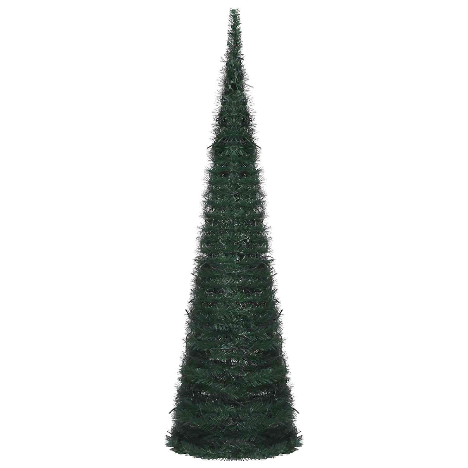 VidaXL Weihnachtsbaum mit LED-Lichterkette Grün 150 x 150 cm PVC