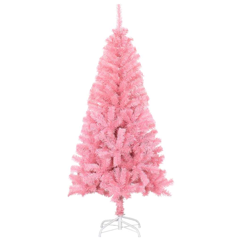 Vidaxl Kunstkerstboom mit Standard 150 cm PVC Pink
