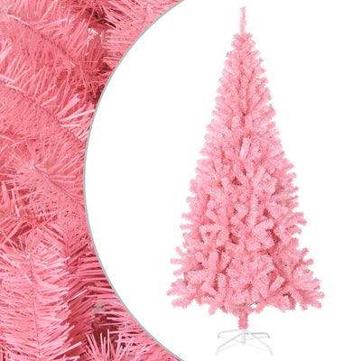 Vidaxl Kunstkerstboom mit Standard 180 cm PVC Pink