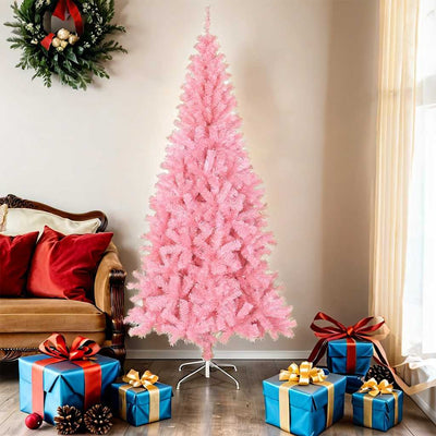 Vidaxl Kunstkerstboom mit Standard 180 cm PVC Pink