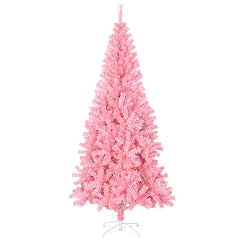 Vidaxl Kunstkerstboom mit Standard 180 cm PVC Pink