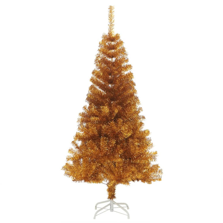 Vidaxl Kunstkerstboom mit Standard 150 cm Cap Gold Colored