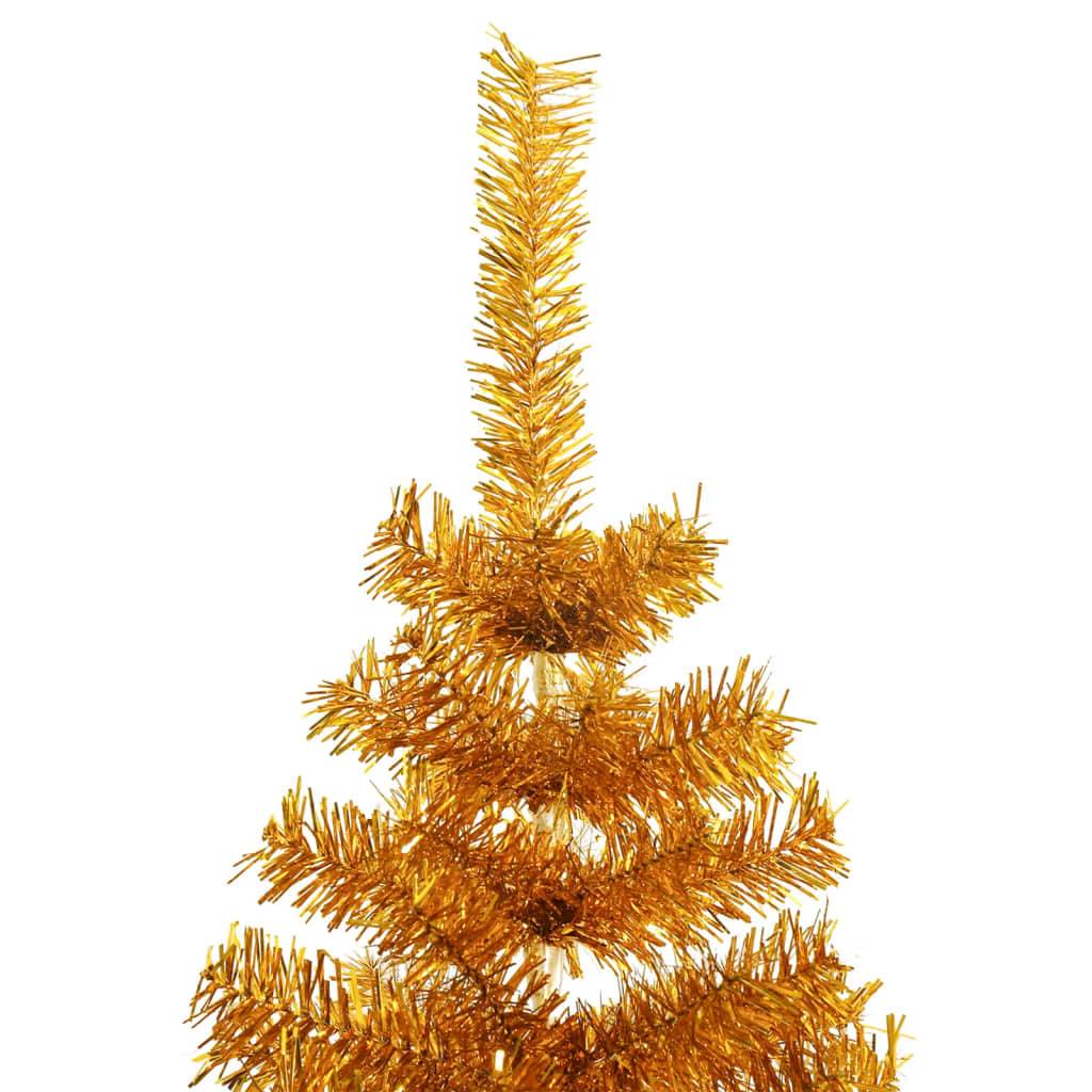 Vidaxl Kunstkerstboom mit Standard 210 cm goldfarben