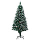 Vidaxl Kunstkerstboom mit Kiefernkegeln und weißem Schnee 180 cm