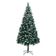 Vidaxx künstlicher Weihnachtsbaum mit Tannenzapfen und weißem Schnee 240 cm