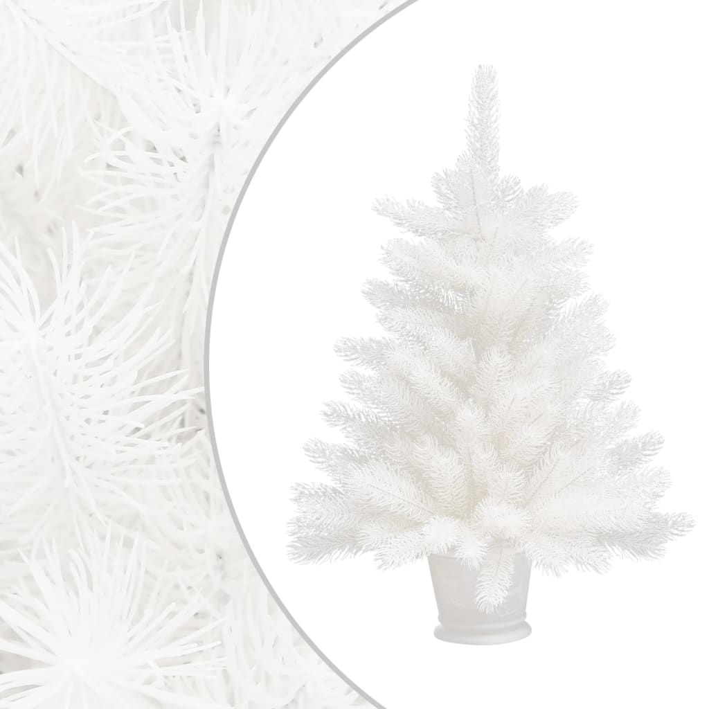 Vidaxl Kunstkerstboom mit lebensechten Nadeln 65 cm Weiß