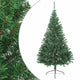 Vidaxl Kunstkerstboom mit Standardhälfte 180 cm PVC Green