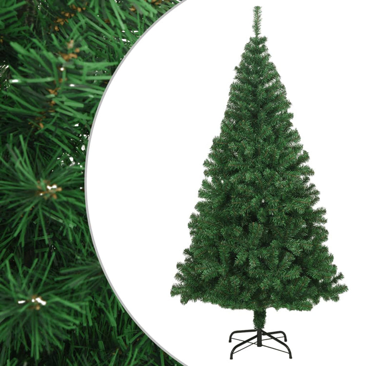Vidaxl kunstkerstboom mit dicken Zweigen 240 cm PVC Grün