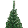 Vidaxl kunstkerstboom mit dicken Zweigen 240 cm PVC Grün