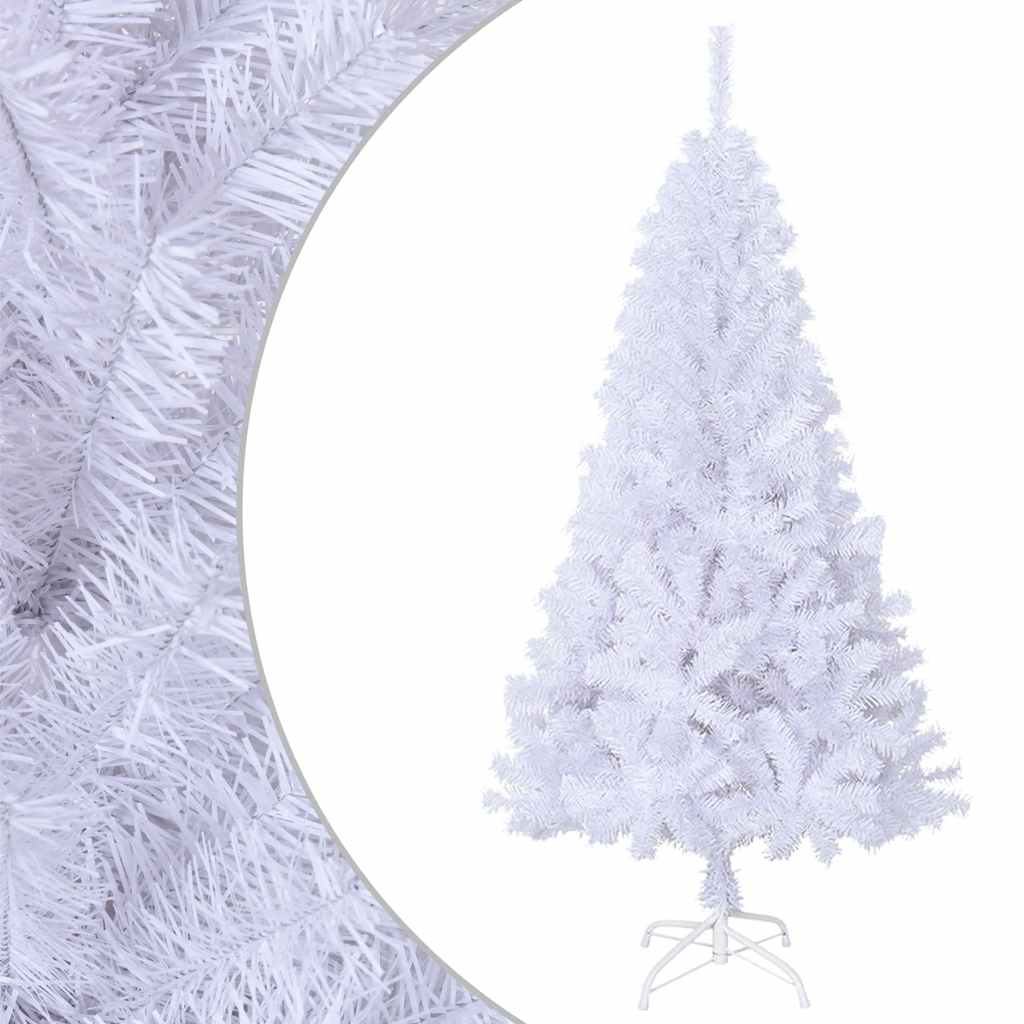 Vidaxl Kunstkerstboom mit dicken Zweigen 150 cm PVC Weiß