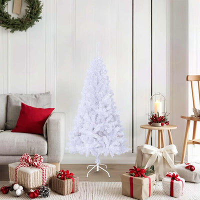 Vidaxl Kunstkerstboom mit dicken Zweigen 150 cm PVC Weiß