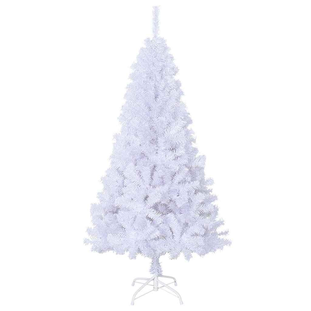 Vidaxl Kunstkerstboom mit dicken Zweigen 150 cm PVC Weiß