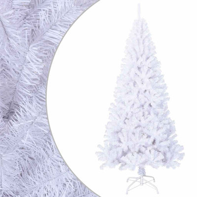 Vidaxl Kunstkerstboom mit dicken Zweigen 180 cm PVC Weiß