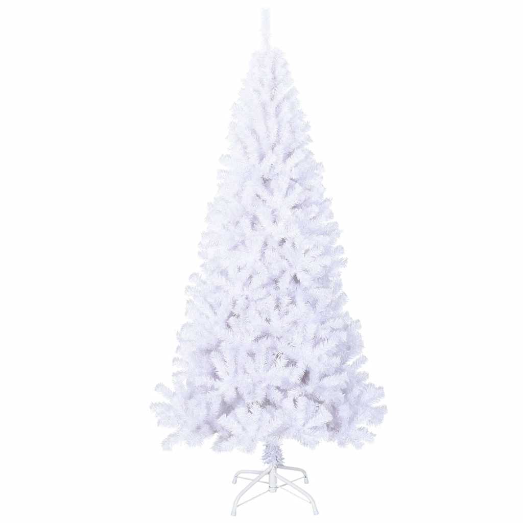 Vidaxl Kunstkerstboom mit dicken Zweigen 180 cm PVC Weiß