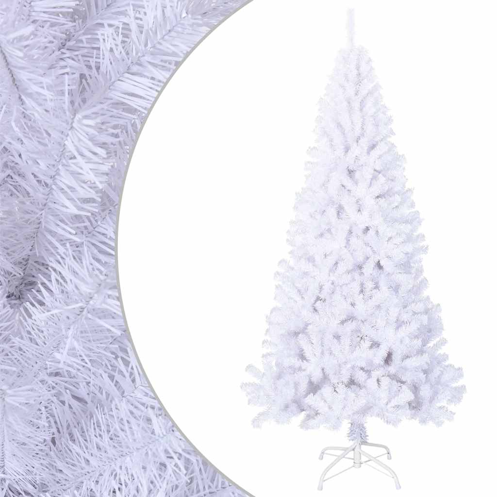 Vidaxl Kunstkerstboom mit dicken Zweigen 210 cm PVC Weiß