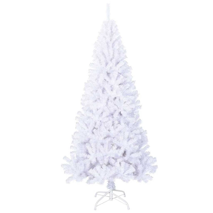 Vidaxl Kunstkerstboom mit dicken Zweigen 210 cm PVC Weiß