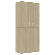 Vidaxl Schuhschrank 80x39x178 cm Propertiertes Holz Sonoma Oak gefärbt - afbeelding 2