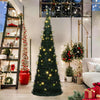Vidaxl Kunstkerstboom mit Beleuchtung Popup 180 cm Grün