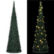 Vidaxl Kunstkerstboom mit Beleuchtung Pop-up 210 cm Grün