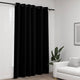 Vidaxl Curtain -Leinen sehen mit Augen 290x245 cm schwarz aus.