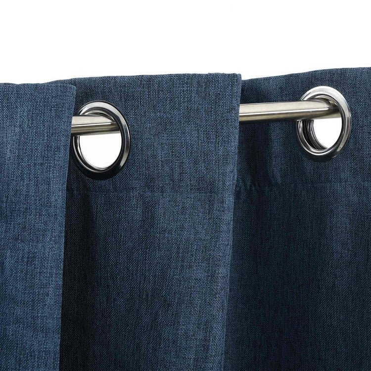 Vidaxl Curtain -Leinen sehen mit den Augen 290x245 cm blau aus.