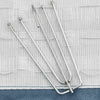 Vidaxl Vorhänge Leinenook Blackout Haken 2 ST 140x245 cm Blau