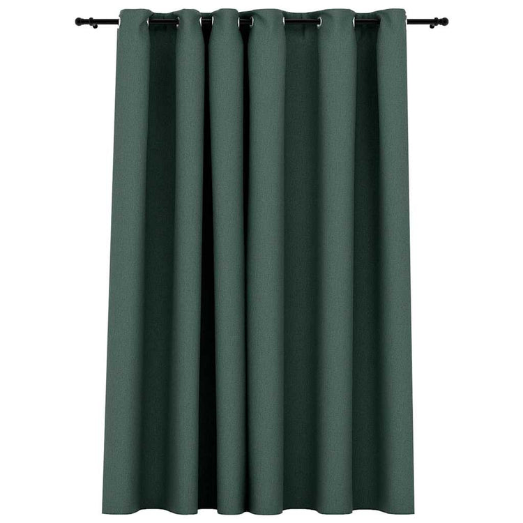 Vidaxl Curtain -Leinen sehen mit den Augen 290x245 cm grün aus