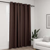 Vidaxl Curtain -Leinen sehen mit den Augen 290x245 cm Taupe verdammt aus