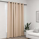 Vidaxl Curtain -Leinen sehen mit Augen 290x245 cm Beige verdammt aus