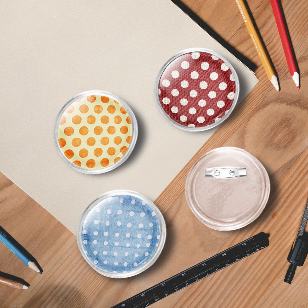 Vidaxl -Tasten mit Stiften 100 St 44 mm Acryl