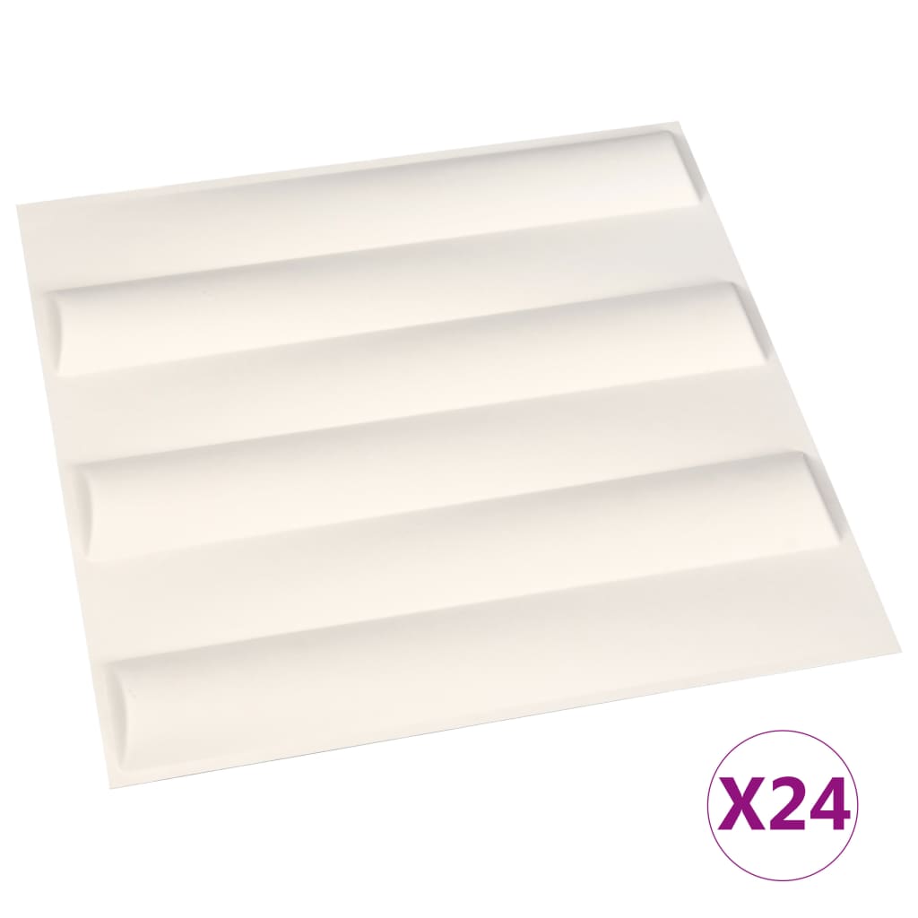 VIDAXL -Wandplatten 24 ST 3d 6 m² 0,5 x 0,5 m