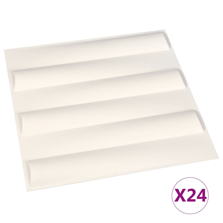 VIDAXL -Wandplatten 24 ST 3d 6 m² 0,5 x 0,5 m