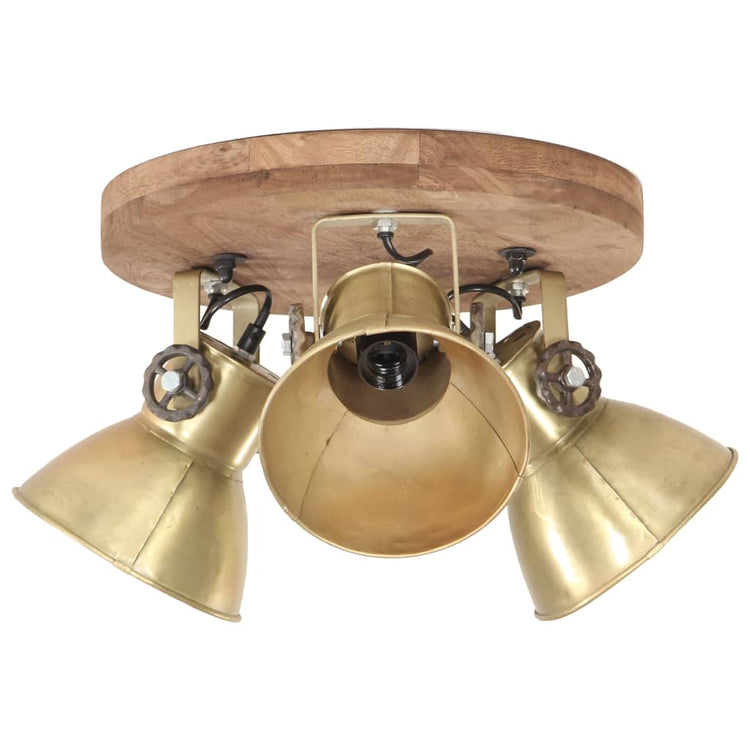 VIDAXL -Deckenlampe Industrial 25 W E27 42x27 cm Messing -Colored