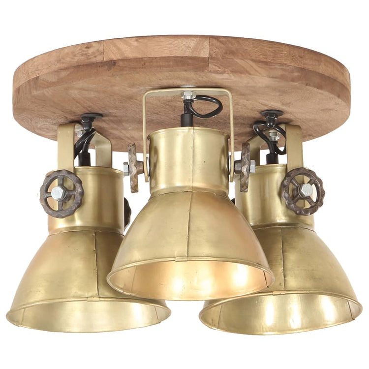 VIDAXL -Deckenlampe Industrial 25 W E27 42x27 cm Messing -Colored