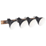 Vidaxl Wandlampe Industrial E27 90x25 cm Schwarz - afbeelding 2