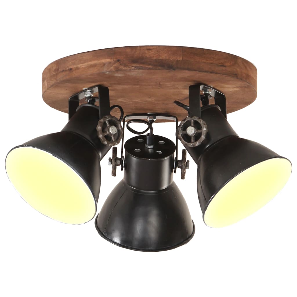 Vidaxl Deckenlampe Industrial 25 W E27 42x27 cm Schwarz