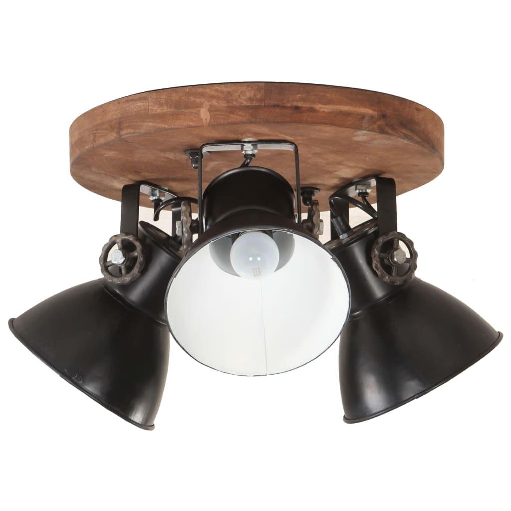 Vidaxl Deckenlampe Industrial 25 W E27 42x27 cm Schwarz