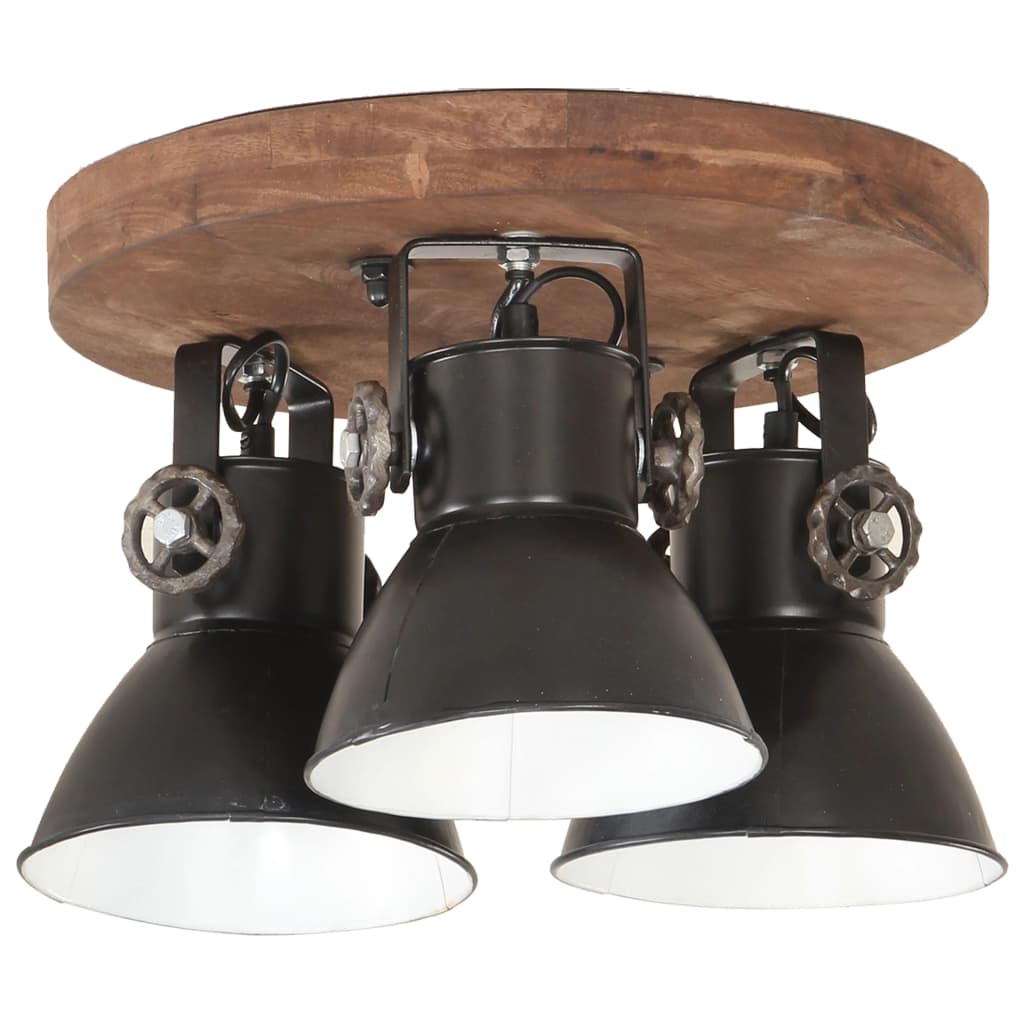 Vidaxl Deckenlampe Industrial 25 W E27 42x27 cm Schwarz