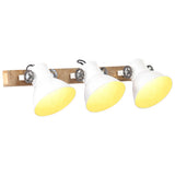 Vidaxl Wandlampe Industrial E27 65x25 cm Weiß - afbeelding 1