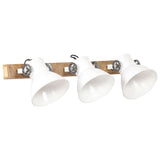 Vidaxl Wandlampe Industrial E27 65x25 cm Weiß - afbeelding 2