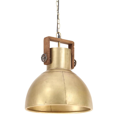 Vidaxl Hanging Lamp Industrial um 25 W e27 40 cm Messing -Colored