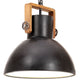 Vidaxl Hanging Lamp Industrial um 25 W E27 30 cm Schwarz