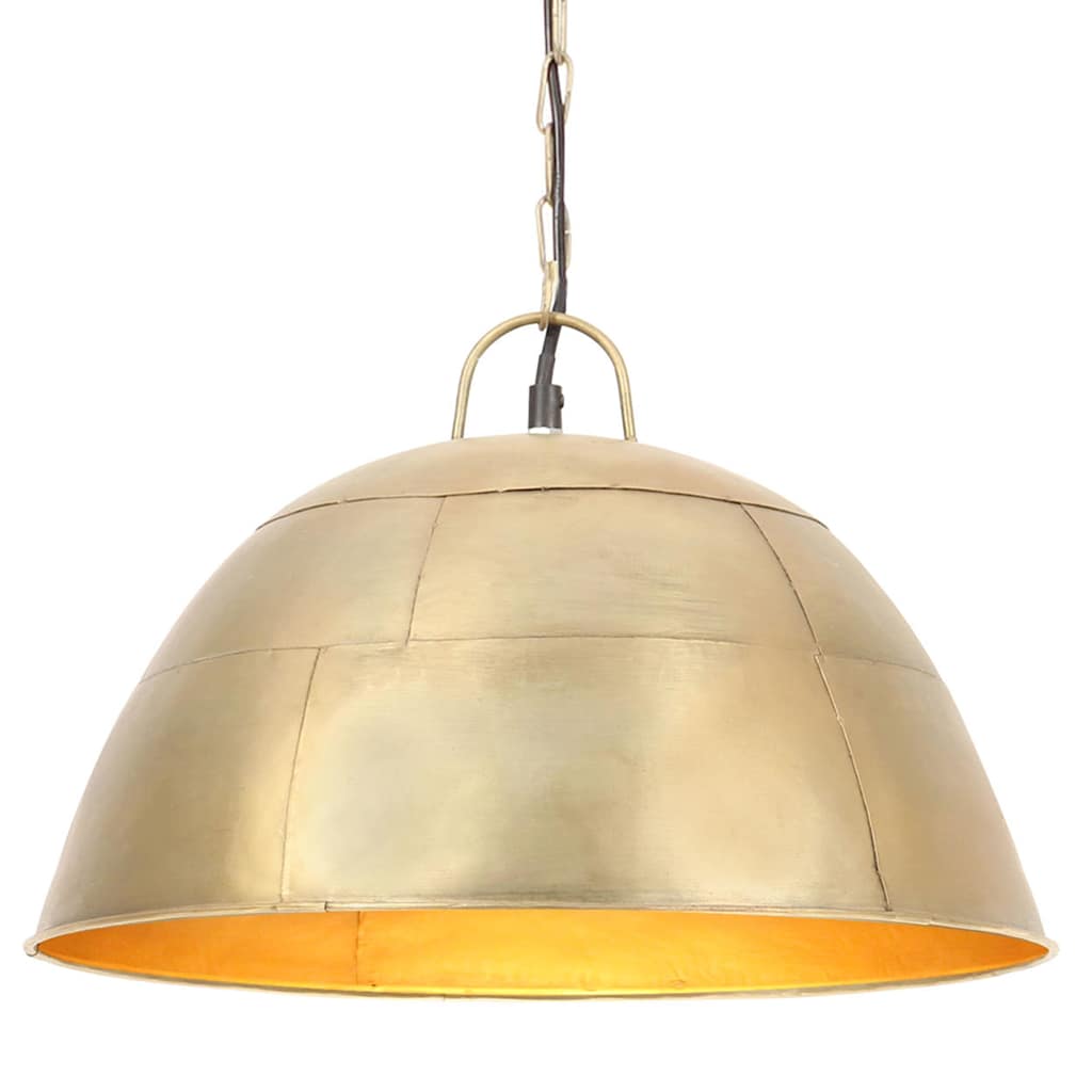 Vidaxl Hanging Lamp Industrial Vintage Runde 25 W E27 41 cm Messingfarben