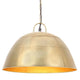 Vidaxl Hanging Lamp Industrial Vintage Runde 25 W E27 41 cm Messingfarben