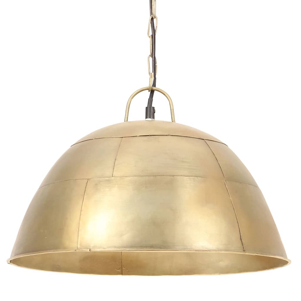 Vidaxl Hanging Lamp Industrial Vintage Runde 25 W E27 41 cm Messingfarben