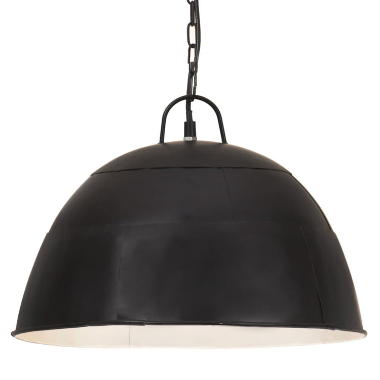 Vidaxl Hanging Lamp Industrial Vintage Runde 25 W E27 41 cm Schwarz