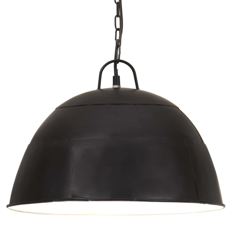 Vidaxl Hanging Lamp Industrial Vintage Runde 25 W E27 41 cm Schwarz